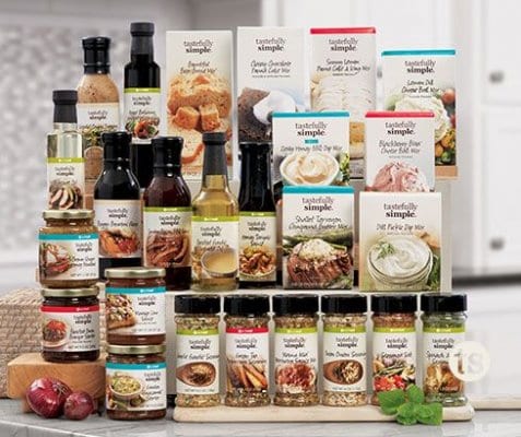 tastefully simple virtual sales party